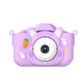Pikkukuva 1 / 3: Lasten kamera, jolla voi ottaa kuvia ja videoita, lasten syntymäpäivälahjat, pieni järjestelmäkamera, sarjakuvalelut Purple Rabbit No Memory Card