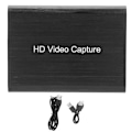 Pikkukuva 1 / 7: USB3.0-videokaappauskortti 2 x HDMI-portti 4K High Definition 1080P Live Record No Stuckblack