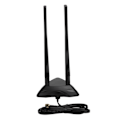 Miniatyrbillede 4 af 7: WiFi-antenne dobbeltbånd 2,4 GHz 5 GHz 6DBI med 1,2 meter kabel til trådløs router netværkskort