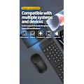 Miniatyrbillede 4 af 9: Foldbar Tastatur og Mus Combo, Bluetooth Bærbar Tastatur, Genopladelig Bærbar Rejse til iOS Android Windows Mac OS, Understøtter 3 Enheder