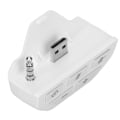Miniatyrbilde 6 av 7: For Xbox One Controller Lydforbedrer Stereo Hodetelefonadapter med 4 EQ Lydmoduser og Deteksjonsmodus Hvit
