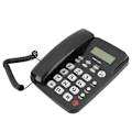 Miniatyrbillede 3 af 7: W520 Telefon med opkaldsidentifikation, håndfri opkald til kontor, hjem, familie og virksomhed, sort