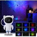 Miniatyrbillede 2 af 6: Astronaut Lysprojektor - Galaxy Projektor & Bonus Fidget Infinity Cube - Børnenes Natlys med Nebula & Stjerneprojektor - Cool Fødselsdagsgave
