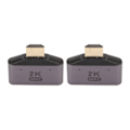 Miniatyrbilde 3 av 7: HD Multimedia Interface 1 til 2 Adapter Hann til Dobbel Hunn 2K 60Hz Video Splitter med Indikatorlys 2stk
