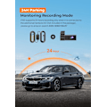 Miniatyrbillede 5 af 8: Dash Cam, 2.5k 1440P WiFi Dashcams, Dash Camera for Cars with APP, Mini Car Camera, Free 32GB SD Card, Night Vision, 24H Parking Mode, G-Sensor, Loo Black