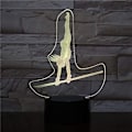 Miniatyrbillede 3 af 7: 3D Kunstnerisk Gymnastik Natlys Touch Bordskrive Optisk Illusion Lamper 7 Farveskiftende Lys Hjem Dekoration Julegave Fødselsdag