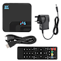 Miniatyrbillede 1 af 7: H6 2+16G Set top TV Box VP9 ProfilE 2 H.265 Videodekodning til Android 9.0