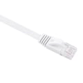 Miniatyrbild 3 av 5: RJ45 CAT6 Ethernet Nätverk Platt LAN-kabel UTP Patch Router-kablar 1000M Vit 0,5 meter