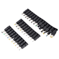 Miniatyrbilde 7 av 7: 34 stk. DC-strømplugger 5,5 mm x 2,1 mm Universal bærbar PC-strømadapter-kontakt Datamaskintilbehør