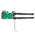 Pikkukuva 4 / 7: Mini PCIE - PCIE -sovitinkortti, langaton Wifi -työpöytätietokoneen verkkosovitin (2DB -antenni)