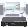 Miniatyrbillede 5 af 7: AM-KM201 KVM-switcher 2-port HDMI-fordeler 1080P 4K til 2 computere, der deler en enkelt skærm