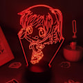 Miniatyrbillede 4 af 7: 3D Optisk Illusion Natlys Attack 3D Led Anime Figur Sasha Blouse Fødselsdagsgave til Ven Lampe Soveværelse Bord Dekoration PXJD