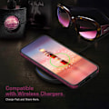 Miniatyrbillede 7 af 7: Samsung Galaxy S24+plus 6.7 tommer Cover, Premium Læder Klassisk Luksus PU Skridsikker Robust Bumper Stødsikker Fuld Kropsbeskyttelse Magenta