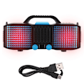 Pikkukuva 1 / 7: Värikäs LED-kädet vapauttava puhelu USB-lataus FM Bluetooth-kaiutin TF-korttipaikalla