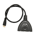 Miniatyrbild 1 av 7: 3 i 1 ut HD Multimedia Interface-switch 4K 60Hz 3x1 HD Multimedia Interface 2.0-switchhubb med LED-indikator