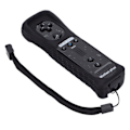 Miniatyrbilde 5 av 7: Fjernkontroll vibrasjonslydfunksjon spillhåndtak spillkonsolltilbehør med Motion Plus for Wii UBlack