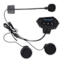 Miniatyrbillede 7 af 7: Hjelm Bluetooth Intercom Headset Ridning Hjelm Bluetooth 5.0 Musik Intercom Headset
