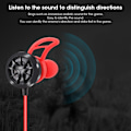 Miniatyrbillede 7 af 7: In-Ear Video Game Headset Mobiltelefon Computer Universal Game Earbuds Mikrofon