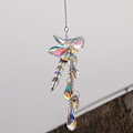 Miniatyrbilde 5 av 6: Dragonfly Krystall Solfanger Vindu Hengende Dekorasjon Bil Hengende Dekorasjon Hage Regnbuemaker for Hjemmet