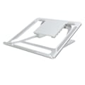 Miniatyrbillede 1 af 7: Bærbar computer stand, foldbar, bærbar, sølv, aluminiumlegering C6, laptopstativ til 11-17 tommer bærbare computere