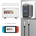 Miniatyrbillede 5 af 5: Switch Dock-opladeradapter til Switch OLED, 3 i 1 Switch-oplader til TV, Switch TV-dock med USB 3.0-port (EU-stik)