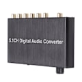 Miniatyrbilde 6 av 7: AY77 5.1CH DAC-konverter Audiodekoder Digital optisk koaksial for Toslink til RCA 3,5 mm Jack for Xbox for PS4 for TV