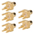 Miniatyrbillede 4 af 7: 5PCS MMCX JE lige firkantet lige stik RF 5-bens stik stik PTFE-adapter