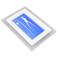 Miniatyrbild 7 av 7: 7 tums digital fotoram 800x480 enkel funktion höger vinkel elektronisk videofotoram vit 100‑240V EU-kontakt