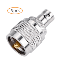 Miniatyrbillede 4 af 7: 5 stk. Radio PL259 RF Koaksial Koaks Adapter UHF Han til BNC Hun To-vejs Hovedstik