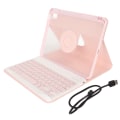 Miniatyrbilde 1 av 6: Tastaturdeksel med pennholder for IOS Tablet Air4 10,9 tommer for IOS Tablet Air5 10,9 tommer nettbrett 32,8 fot nettbrettdeksel rosa