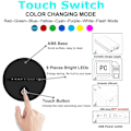 Miniatyrbillede 5 af 7: 3D Illusion Lampe USB LED Racerbil Natlys Skrivebord Atmosfærisk Lampe 7 Farveskiftende Berøringsstyring som Hjem Soveværelse Dekoration