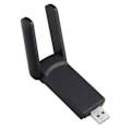 Miniatyrbillede 2 af 7: USB WiFi-adapter 1300M Dual Band Stærkt Signal 2.4G 5.8G Højhastigheds USB-modtager Transmitter Netværksadapter