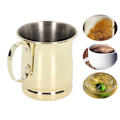 Miniatyrbillede 3 af 6: 400 ml rustfrit rustfrit cocktailkrus i rustfrit stål til barudstyr til hjemmet, kontoret og skolen Gold