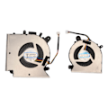 Miniatyrbillede 1 af 7: Bærbar køleventilator udskiftning 4-bens strømstik kompatibel til MSI GF76 GF66 GL66 MS 1581 bærbar CPU GPU køleventilator