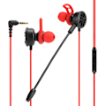Miniatyrbillede 2 af 7: In-Ear Video Game Headset Mobiltelefon Computer Universal Game Earbuds Mikrofon
