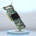 Miniatyrbillede 6 af 7: Dual Mode SATA til SAS 4-Port Disk Short Bezel Array Card LSi 9212-4i 6GB til Windows 10 / 8 / 7IT Mode