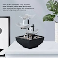 Miniatyrbillede 4 af 4: 5V Vandfontæne Ornament Stenhave Flydende Vand Dekoration Hjem Desktop Springvand Ornament USB Port