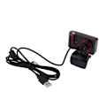Miniatyrbild 1 av 7: 16M Pixel HD Webkamera Clip-on  3 LED Vridbar Webbkamera För PC Dator Svart + Röd