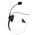 Miniatyrbild 4 av 7: H360‑2.5VA Enkelsidig headset Svart Volymjustering Monohörlurar för 2,5 mm-kontakt