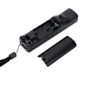 Miniatyrbilde 2 av 7: Fjernkontroll vibrasjonslydfunksjon spillhåndtak spillkonsolltilbehør med Motion Plus for Wii UBlack