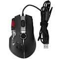 Miniatyrbillede 1 af 7: Mus med ledning, sort, ESports Gaming Free Drive RGB-belysning USB-computertilbehør (sort)
