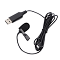 Miniatyrbillede 4 af 7: Bærbar reversmikrofon med klips på, mini reversmikrofon med USB-interface til mobiltelefoner og kameraer