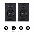 Miniatyrbilde 6 av 7: Paird 3in Heavy Bass Datamaskin Høyttalere HiFi Lyd Datamaskin Subwoofer