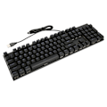 Miniatyrbild 7 av 7: Mekanisk tangentbord i fullstorlek, 104 tangenter, USB-anslutet speltangentbord med numeriskt tangentbord, röd brytare för Windows, svart