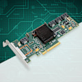 Miniatyrbillede 5 af 7: Dual Mode SATA til SAS 4-Port Disk Short Bezel Array Card LSi 9212-4i 6GB til Windows 10 / 8 / 7IT Mode