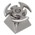 Miniatyrbilde 4 av 7: Roterende nøkkelhette Roterende metall toppform Ergonomisk design DIY tilpasset nøkkelhette for mekaniske tastaturer Grå