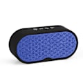 Miniatyrbild 4 av 7: Mini bärbar Bluetooth-högtalare Stereo Subwoofer Musikspelare Canvas Mesh Surface Blå