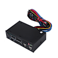 Miniatyrbillede 4 af 7: 5,25\" Front Multifunktionspanel USB3.0 Hub Media Dashboard PC Internt Kortlæser