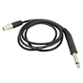 Miniatyrbillede 7 af 7: 3-polet Mini XLR hun til 6,35 mm han kabel 3,3ft XLR til 1/4in mikrofonledning til live lydkort mikrofon 1m