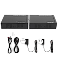 Miniatyrbilde 1 av 7: E50C Aluminium Alloy HDMI High Definition Net Extender til RJ45 Forsterker 50M 100‑240VE50C AU Plugg